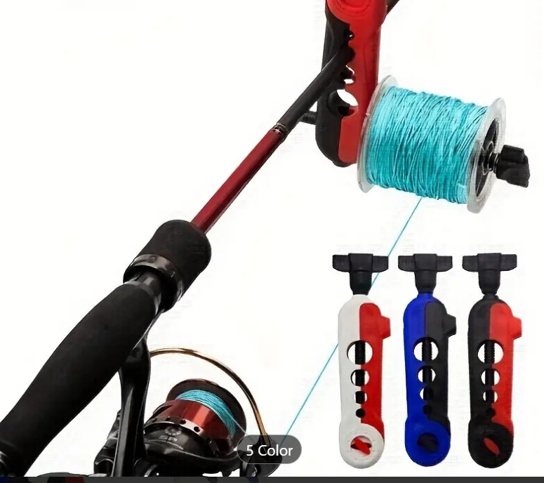 Fishing Line Winder, Portable Reel Line Spooler_R125